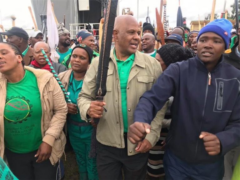 South Africa’s firebrand mine unionist is headed for a showdown