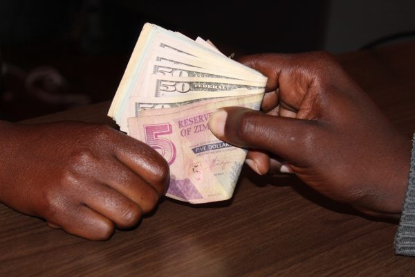 Corruption money changing hands