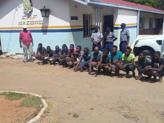 illegal miners arrested