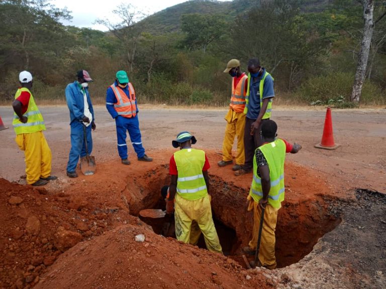 Boterekwa road collapses due to illegal mining activities
