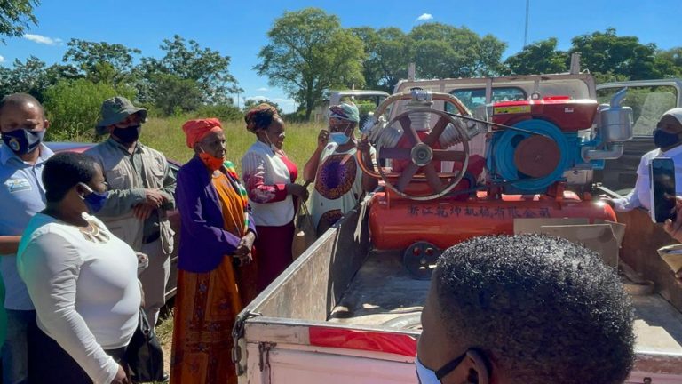 Rushwaya donates equipment to Shangani Women Miners Rushwaya donates equipment to Shangani Women Miners