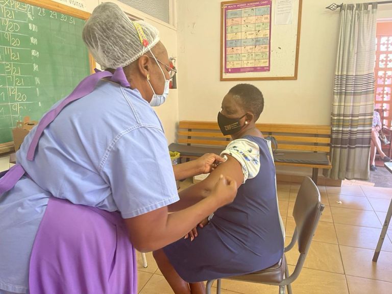 Henrietta Rushwaya gets vaccinated against Covid-19 Henrietta Rushwaya gets vaccinated against Covid-19