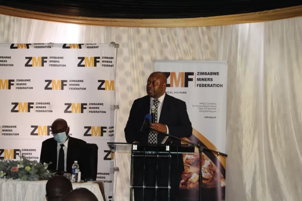 Minister of Mines and Mining development Winston Chitando Minister of Mines and Mining development Winston Chitando