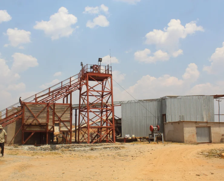 Small-scale mine owned by Mrasta Mining in Mashonaland West