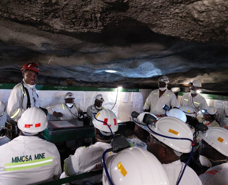 Underground at Mimosa Mine