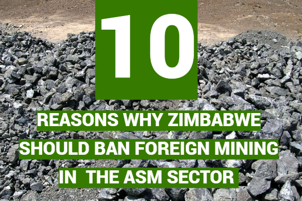 Ten Reasons Why Zimbabwe Should Ban Foreign Mining in the ASM Sector