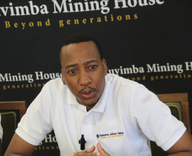 ZimAlloys Managing Director Deric Dube