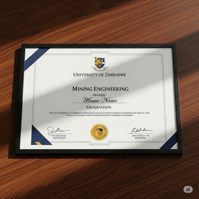 University of Zimbabwe Mining Engineering degree University of Zimbabwe Mining Engineering degree