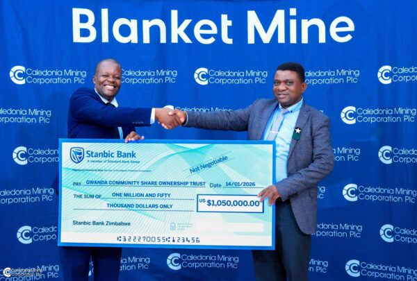 Blanket Mine Pays US$1.5 Million Dividend to Gwanda Community Trust