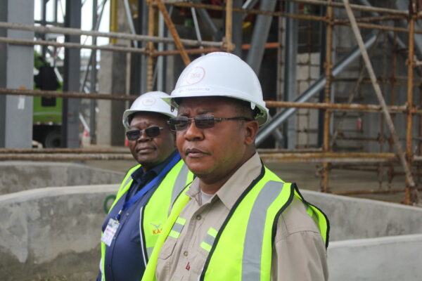 Kambamura at Karo platinum mine visit