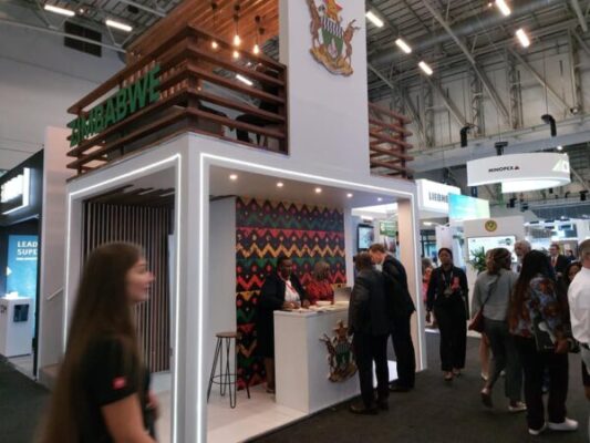Zimbabwe exhibition stand at Mining Indaba