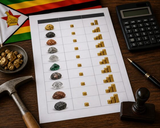 Zimbabwe Mining Fees