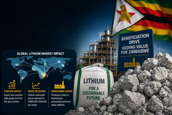 Zimbabwe Beneficiation Laws Reshape Global Lithium Market, Report finds